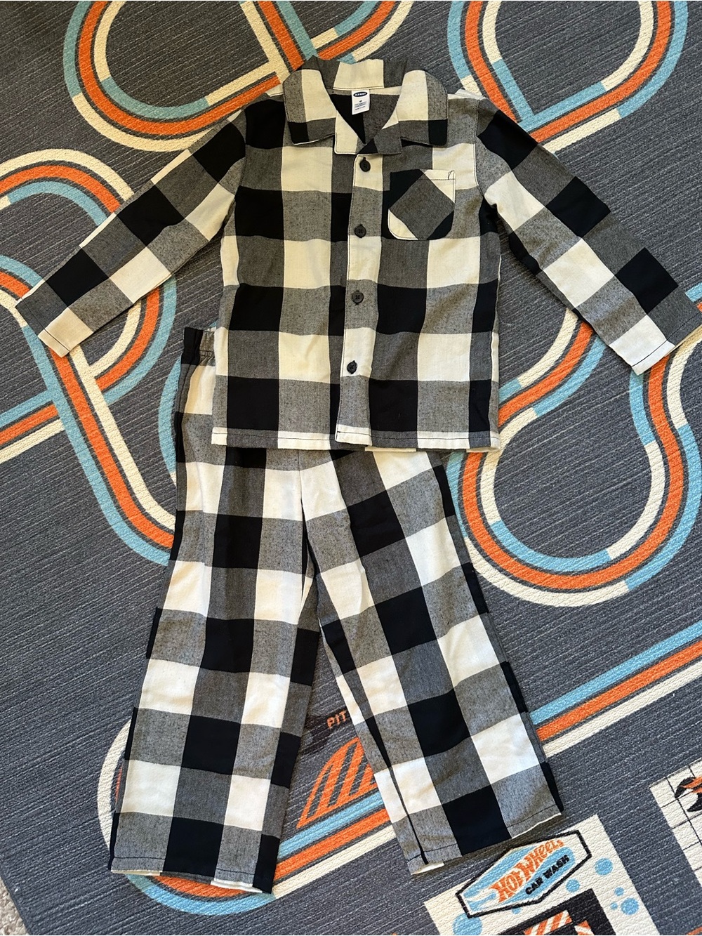 Kids Buffalo plaid Pajama Set